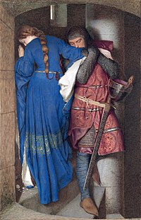 Hellelil and Hildebrand Hellelil and Hildebrand, the meeting on the turret stairs, by Frederic William Burton.jpg