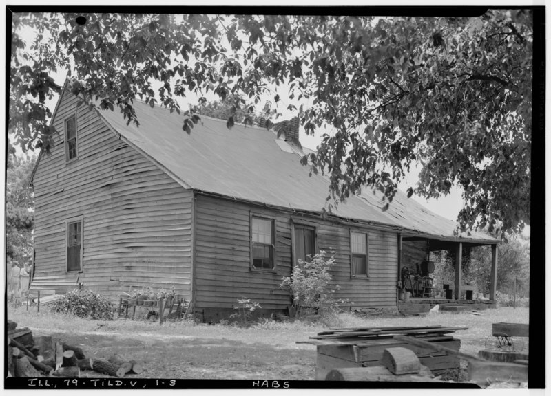 File:Historic American Buildings Survey Lester Jones, Photographer August 7, 1940 VIEW FROM NORTHEAST - Sammuel Boyd House, Tilden, Randolph County, IL HABS ILL,79-TILD.V,1-3.tif