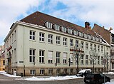 Historisches Sparkassen-Gebäude in der Bahnhofstraße in Cottbus