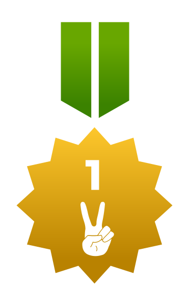File:Hvězda svobody - odznak za 1. místo.svg