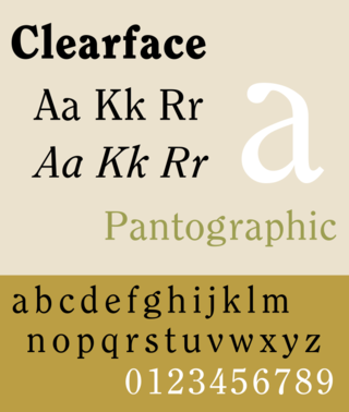 <span class="mw-page-title-main">Clearface</span>