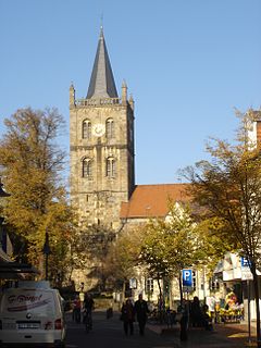 Ibbenbüren Place in North Rhine-Westphalia, Germany