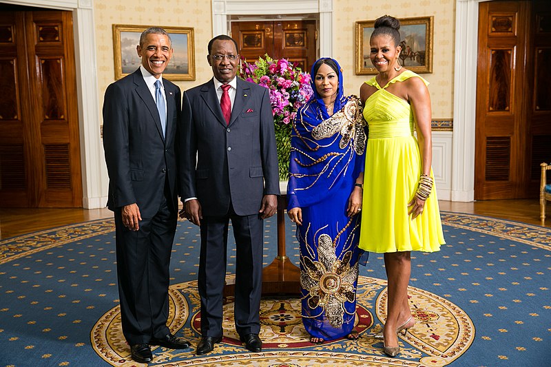 File:Idriss Deby with Obamas 2014.jpg