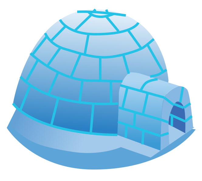 clipart of igloo - photo #48