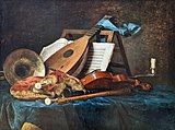 Anne Vallayer-Coster: Attribute der Musik, 1770, Louvre, Paris