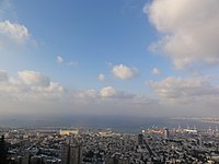 view from Carmel to Haifa