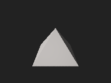 3D model of an equilateral square pyramid J1 square pyramid.stl