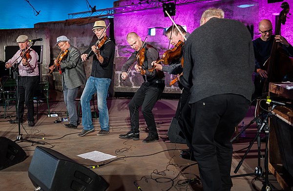 The folk music band JPP at the 2015 Kaustinen Folk Music Festival in Kaustinen, Finland