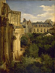 Ruines de l'église Saint-Louis-du-Louvre et hôtel de Longueville