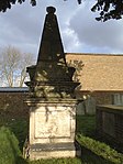 Monument of Sir John Call, 1st Baronet, Lee Old Churchyard John Call monument, St Margarets old churchyard (geograph 3868569).jpg