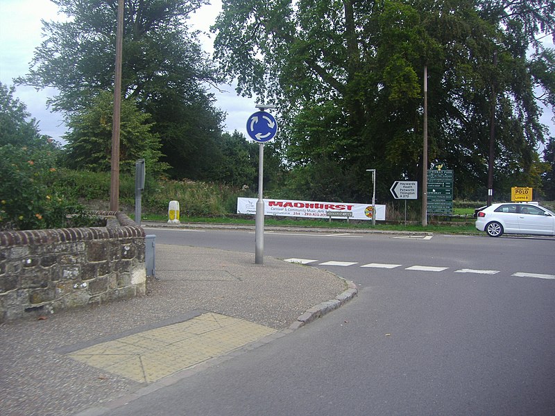 File:Junction of the A286 and A272, Easebourne - geograph.org.uk - 2566489.jpg