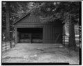 June, 1991 SOUTH SIDE - Columbine Ranger Station, Garage, Milepost 1343, State Highway 366, Safford, Graham County, AZ HABS ARIZ,5-SAF.V,1B-3.tif