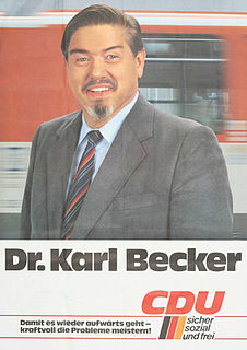 Karl Becker (politician, born 1923) German politician