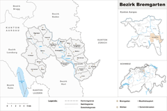 Plan okręgu Bremgarten