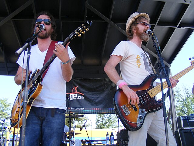 The founders of Broken Social Scene, Kevin Drew and Brendan Canning.