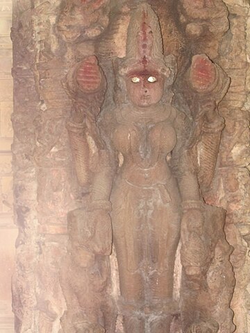 Main Idol (inside dark sanctum), Devi Jagadambi Temple, Khajuraho