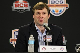 <span class="mw-page-title-main">Kirby Smart</span> American football player and coach (born 1975)