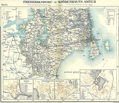 Københavns med Roskilde Amt omkring 1900