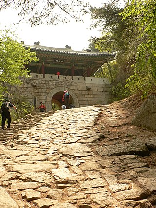 <span class="mw-page-title-main">Bukhansanseong</span> Fortress in Gyeonggi, Seoul, South Korea