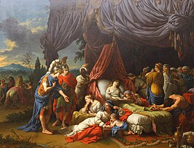 Lagrenee, Louis Jean - La mort de la femme de Darius - 1785.JPG