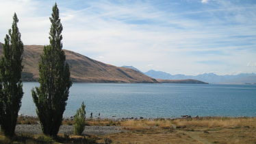 A 16:9 photo taken just right of the Lake Tekapo YHA