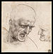 Leonardo da Vinci - Study of Two Warriors' Heads for the Battle of Anghiari - Google Art Project.jpg
