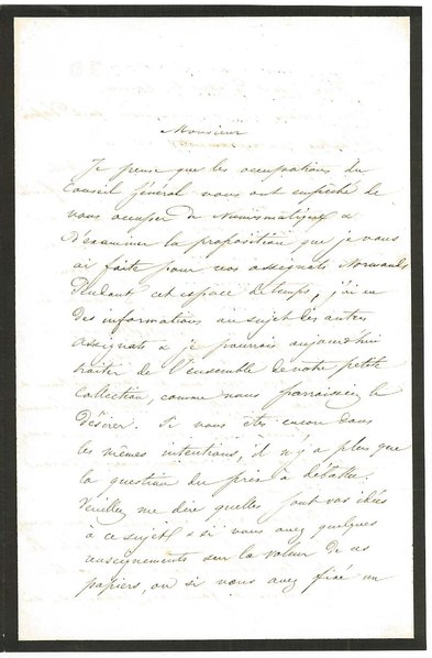 Fichier:Lettre de Barthélemy Le Carpentier à Anatole de Barthélemy le 5 Septembre 1854.pdf