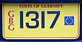 Guernsey licenseplate