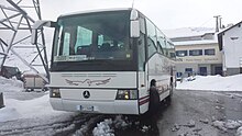 Bus public au col du Stelvio.