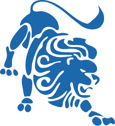 File:Lion blue s.svg