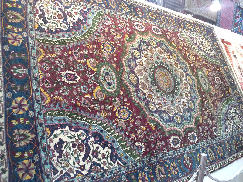 File:Little world, Aichi prefecture - Turkish culture exhibition - Turkish carpet - Made in Işıklar.jpg