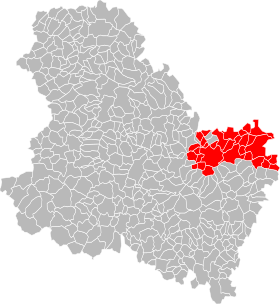 Localizarea comunității municipiilor Tonnerrois