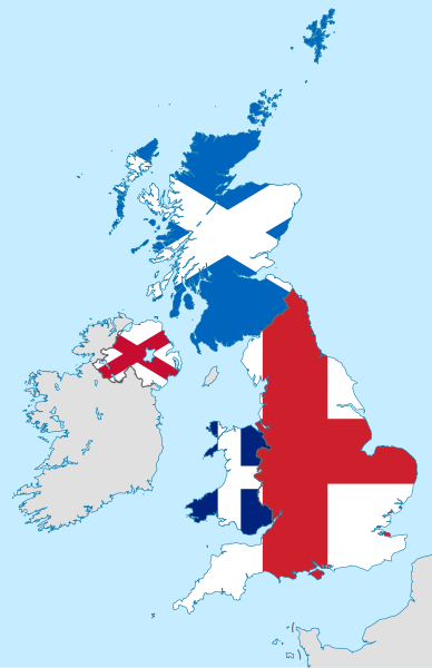 File:Locator map of nations of the UK by Flag-Outline.svg