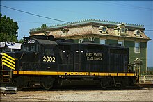 The Fort Smith Railroad Locomotive 2002 in Fort Smith.jpg