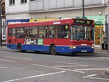 A route 190 bus in Richmond