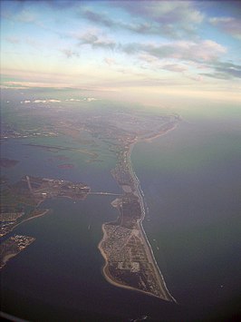 Luchtbeeld van Rockaway