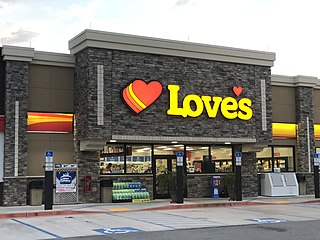 <span class="mw-page-title-main">Love's</span> Truck stop and convenience store company in the United States