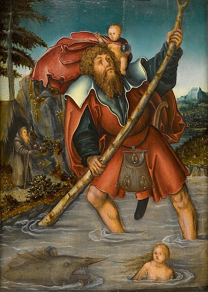 File:Lucas Cranach (I) - Der Heilige Christophorus (ca. 1518-1520).jpg