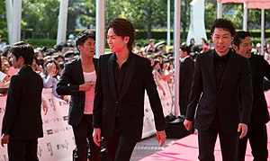 Members of Exile at the 2014 MTV Video Music Awards Japan