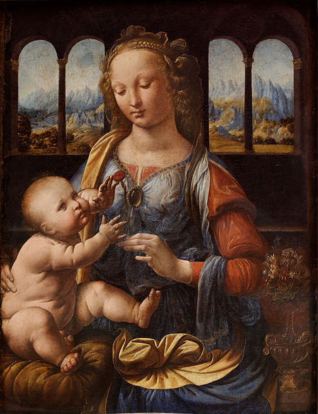 File:Madonna of the Carnation Leonardo da Vinci.jpg