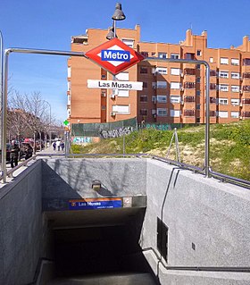 A Las Musas (madridi metró) cikk szemléltető képe