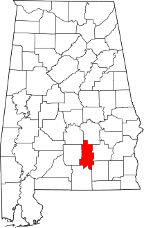 Map of Alabama highlighting Crenshaw County.svg