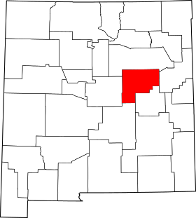 Map of New Mexico highlighting Guadalupe County.svg