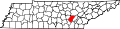Map of Tennessee highlighting Bledsoe County.svg