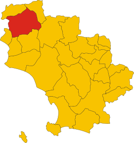 Localizarea Massa Marittima în Provincia Grosseto
