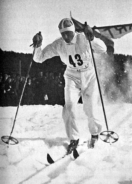 Swedish competitor, Martin Matsbo, in April 1935