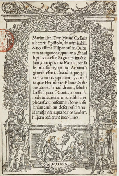 File:Maximiliani Transyluani Caesaris a secretis Espistola Roma 1523.png