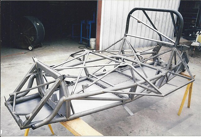 McLaren Can Am Chassis restored by Racefab Inc. for vintage racing