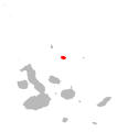 Range of the Marchena Lava Lizard (Microlophus habelii)