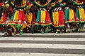 Miembro de una de las bandas participantes del festejo tradicional de Bolivia que se realiza todos los años en las calles de Buenos Aires. 46